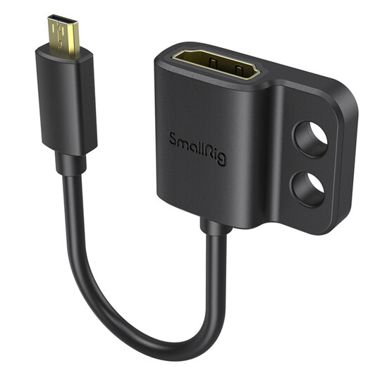 Cable adaptador ultradelgado SmallRig 3021 HDMI hembra a Micro HDMI macho, 14