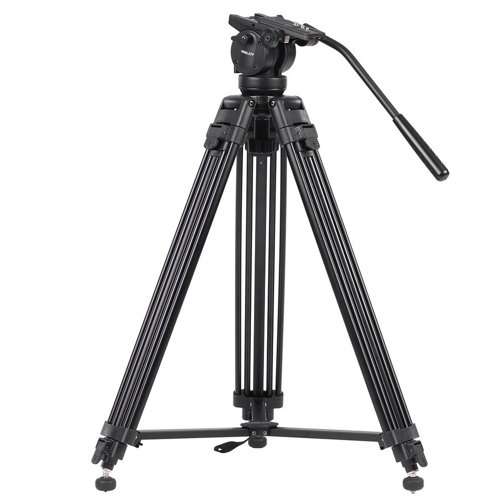 Tripode de video KingJoy VT-2500, 155cm, 15kg.