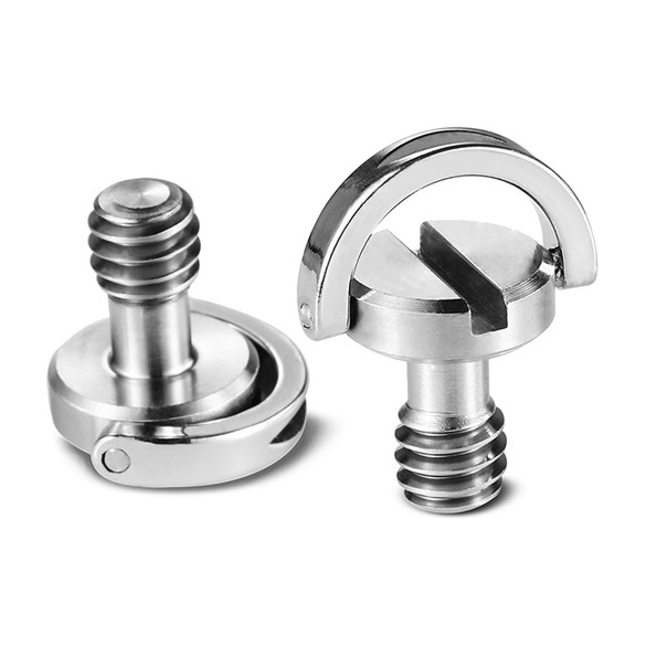 Tornillo de 1/4" en D para galletas quick release, de 10.5mm