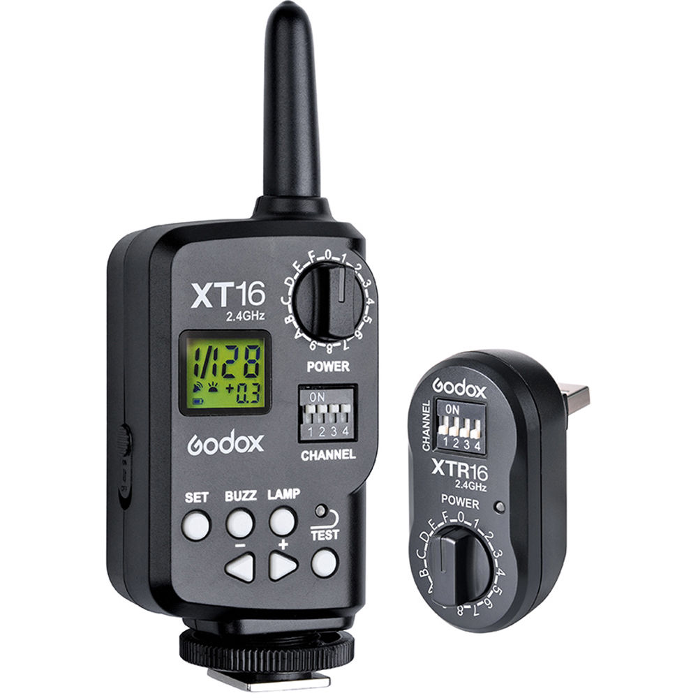 Kit Disparadores Godox XT-16, 2.4GHz