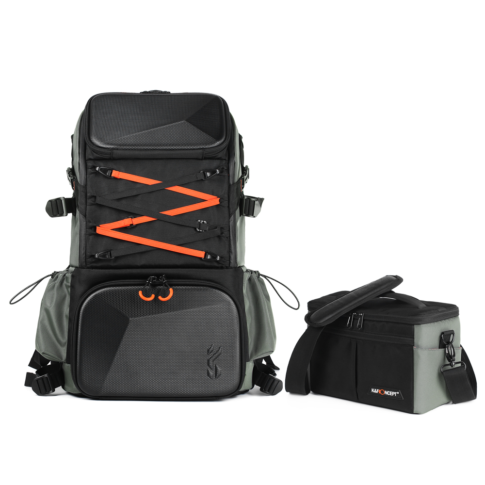 Mochila K&F Concept + Bolso, Heavy Duty, de 40 litros