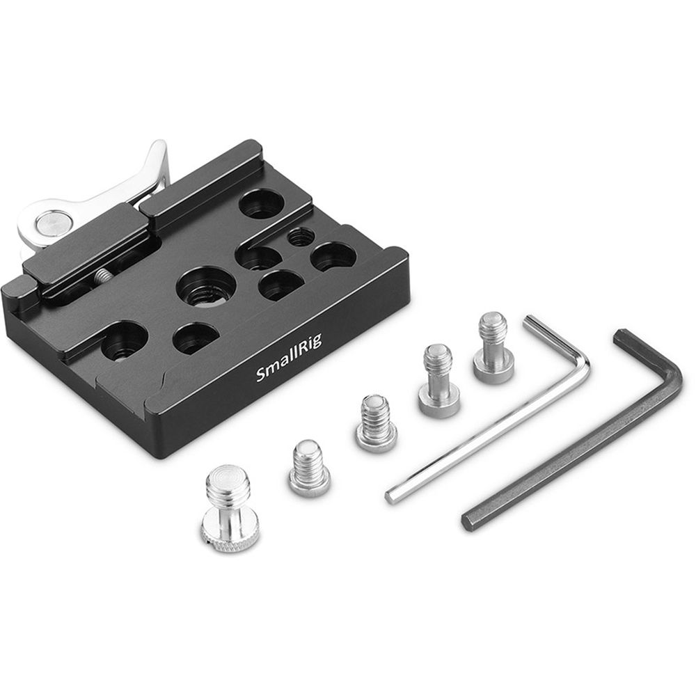Base Quick Release SmallRig 2143B con acople de 1/4"-20 y 3/8"-16