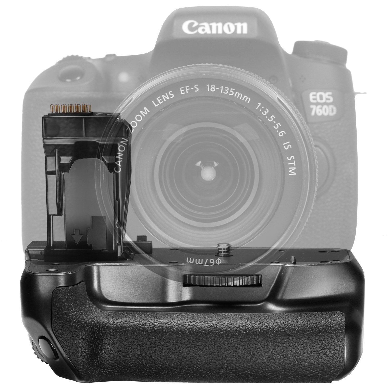 Battery Grip Generico BG-E18 para Canon EOS 750D, 760D, T6i, T6s, X8i