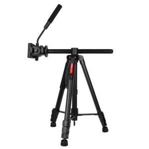 Tripode de video cenital y monopod KingJoy VT-890H6, 178cm, 5kg.