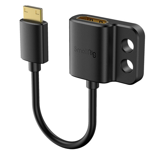 Cable adaptador ultradelgado SmallRig 3020 HDMI hembra a Mini HDMI macho, 14