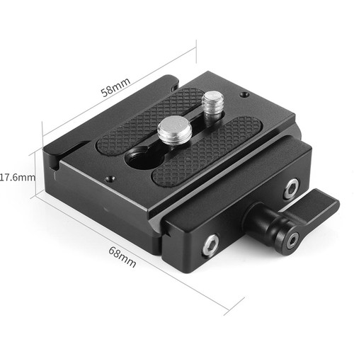 Galleta Quick Release SmallRig con acople de 1/4"-20 y 3/8"-16 (DBC2280)