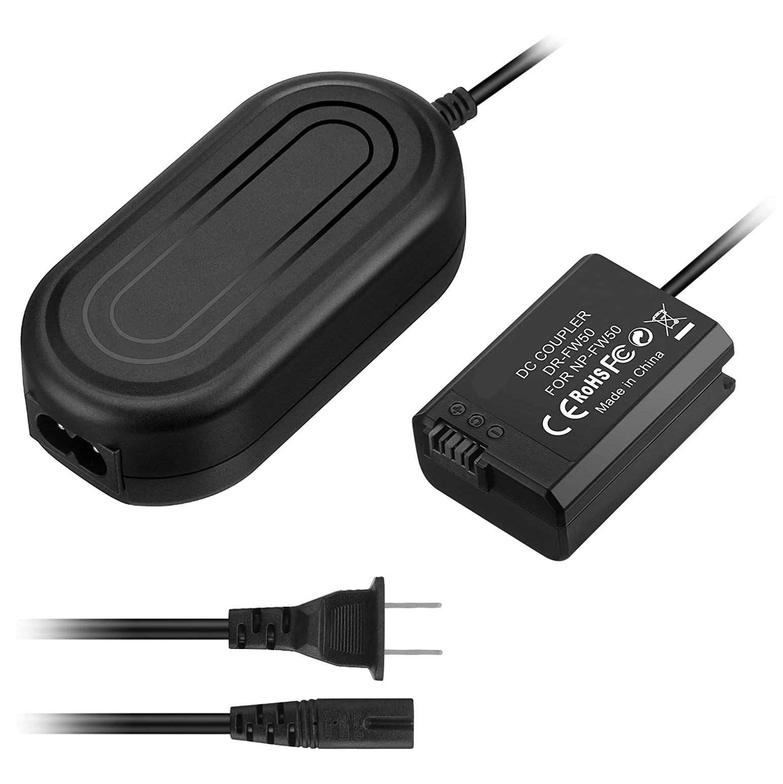 Fuente AC / Batería Hueca para cámaras Sony con batería NP-FW50