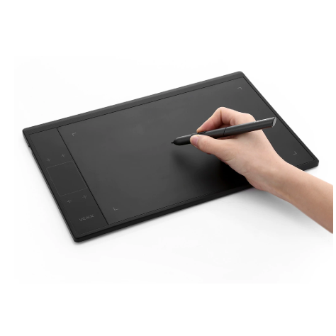 Tableta digitalizadora Veikk A30, 10x6", 4 botones + zona táctil + Android