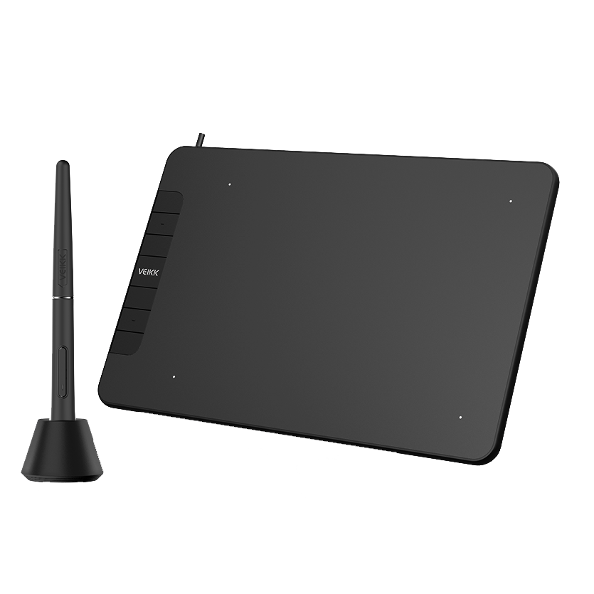Tableta digitalizadora Veikk VK640, 6x4", 6 botones + Android