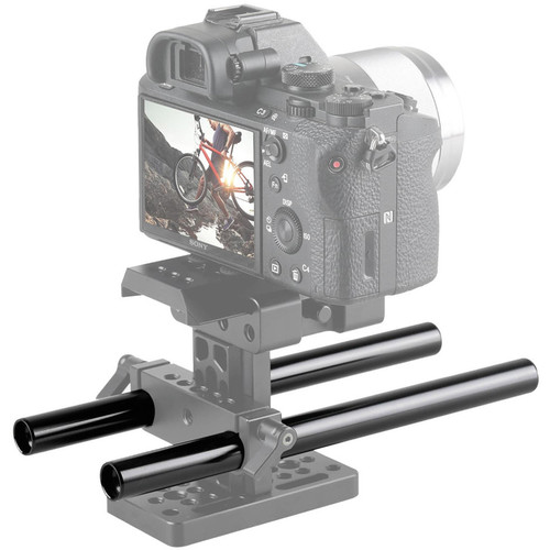 Kit de 2 rieles de aluminio SmallRig 1051 de 15mm y 8" (20cm)
