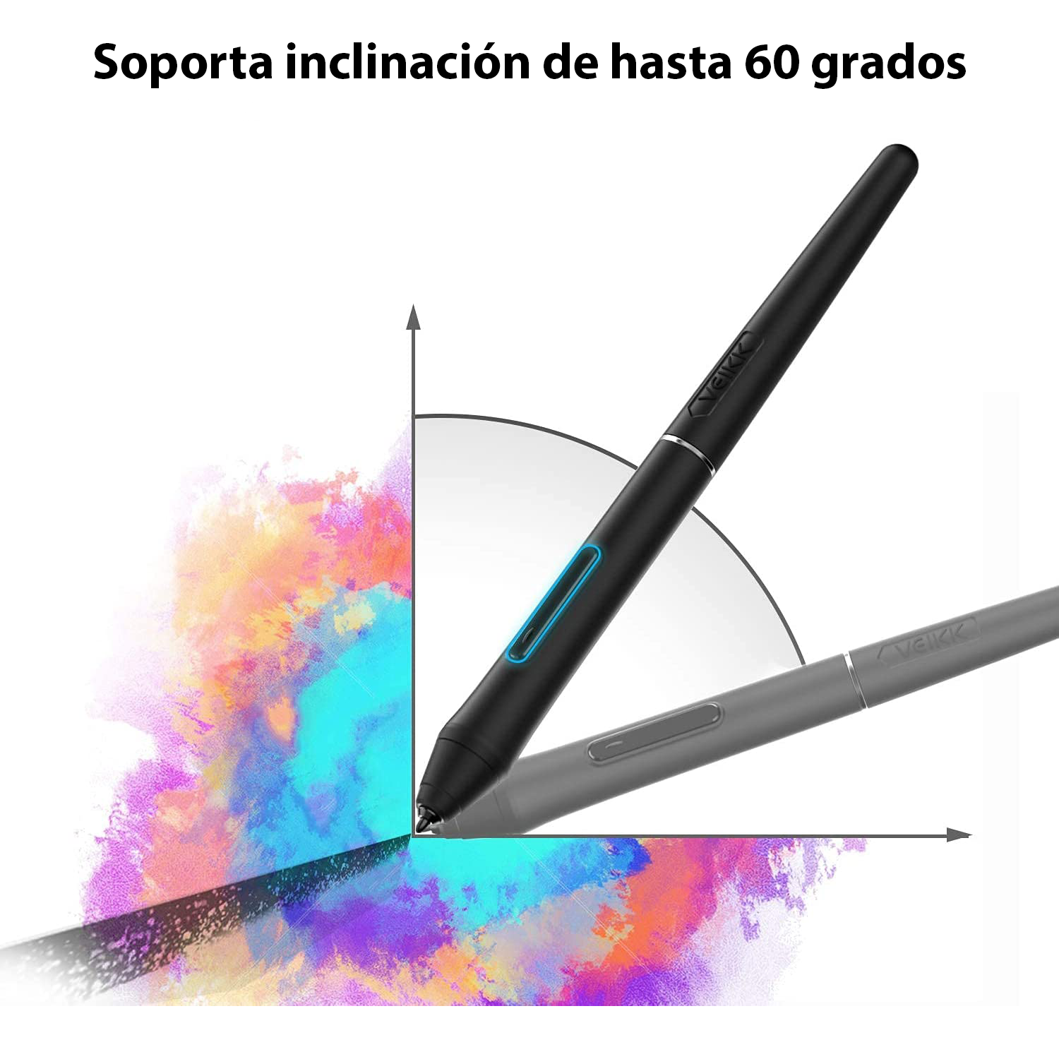 Tableta digitalizadora Veikk VK1060 Pro, 10x6", 6 botones, 2 ruedas + Android