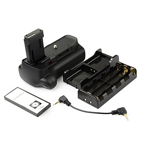 Battery Grip Generico Canon 1100D, 1200D, 1300D, 2000D, T3, T5, T6, T7 + Control Remoto