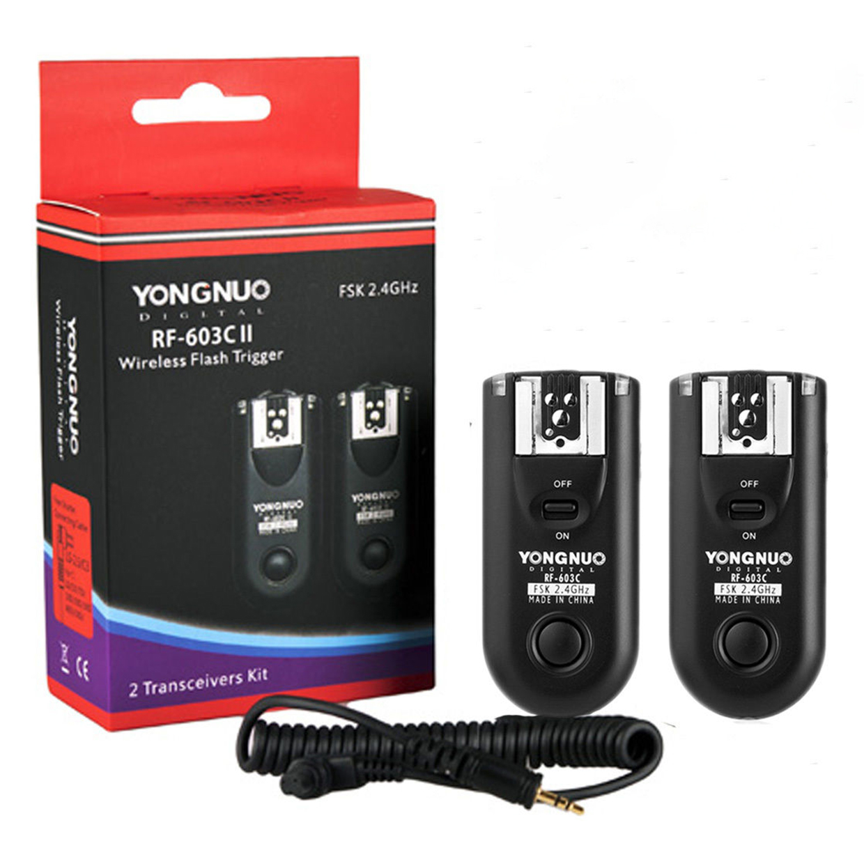 Kit de disparadores triggers Yongnuo RF603CII C1 para Canon