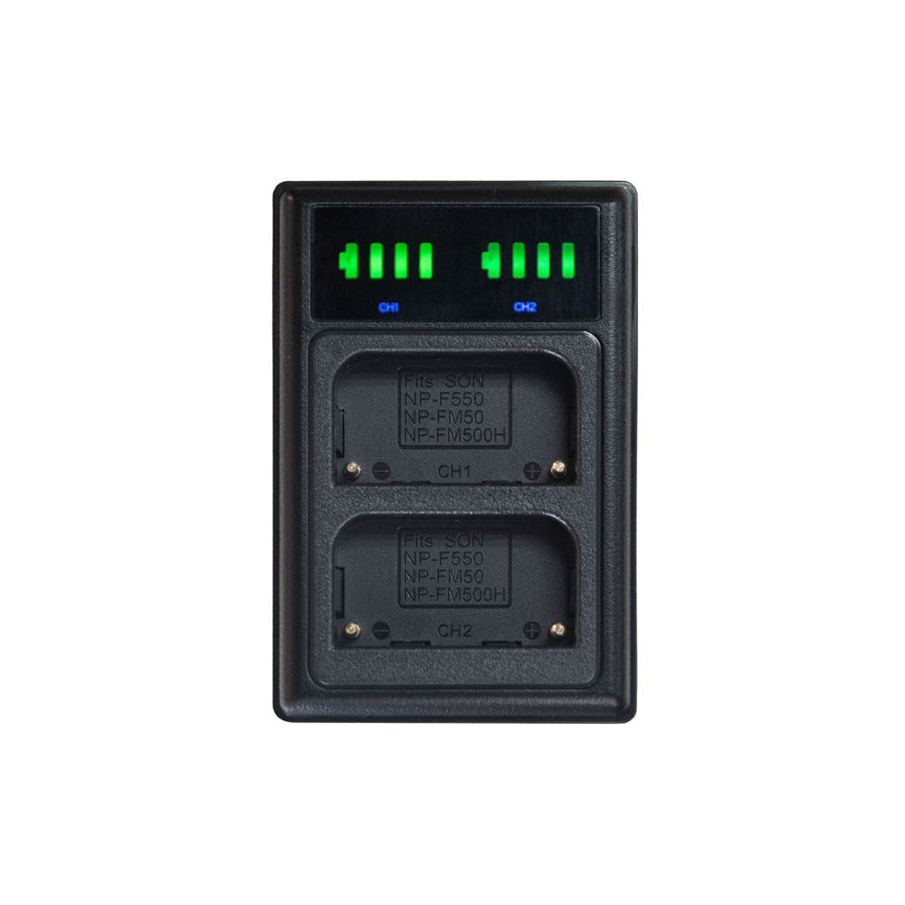 Cargador FotoAcces DOBLE para Sony NP-F330, F550, F570