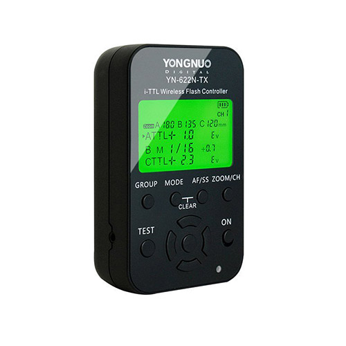 Transmisor disparador Yongnuo YN622N-TX, i-TTL, HSS, para Nikon