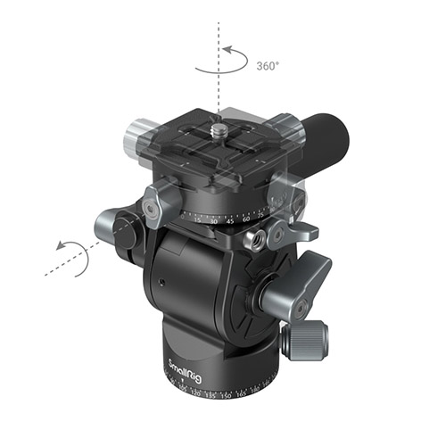 Cabeza fluida ligera SmallRig para tripodes (3457)