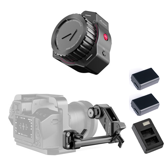 Kit Follow Focus inalámbrico Accsoon F-C01 + baterías y cargador