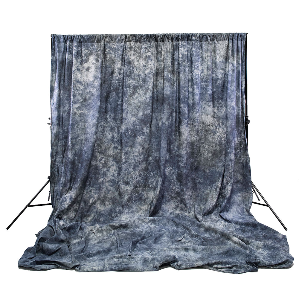 Fondo Savage Muselina de Algodon Crushed 3.05x3.66m Blue Winter