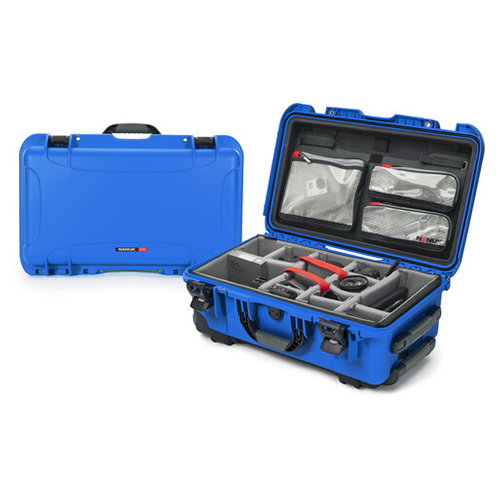 Maleta rígida con ruedas Nanuk 935 Carry-on con organizador y divisores - Azul, 28.5 litros