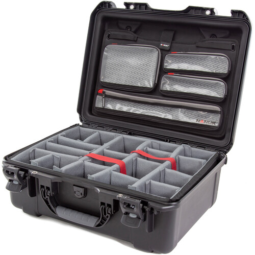 Maleta rígida Nanuk 940 con organizador y divisores - Negro, 36.5 litros