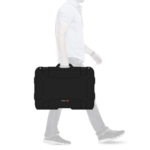 Maleta rígida con ruedas Nanuk 938 con organizador y divisores - Negro, 51 litros