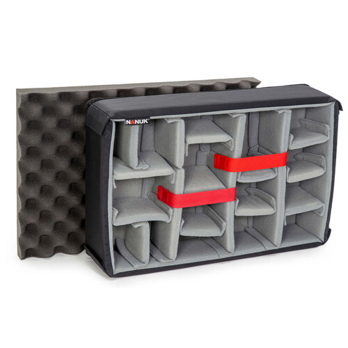 Maleta rígida Nanuk 925 Carry-on con organizador y divisores - Plata, 21.6 litros