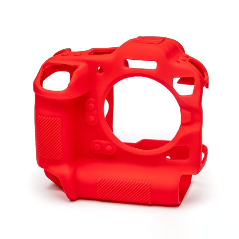 Carcasa de Silicon EasyCover para Canon R3 - Rojo