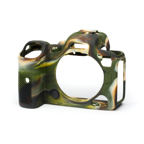 Carcasa de Silicon EasyCover para Canon R5 / R6 / R6 II - Camuflaje