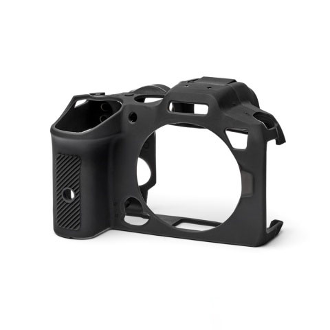 Carcasa de Silicon EasyCover para Canon R7 - Negro