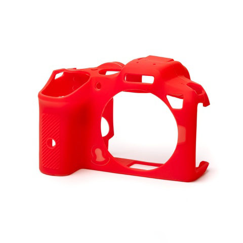 Carcasa de Silicon EasyCover para Canon R7 - Rojo