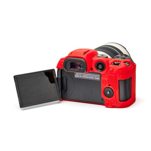Carcasa de Silicon EasyCover para Canon R7 - Rojo