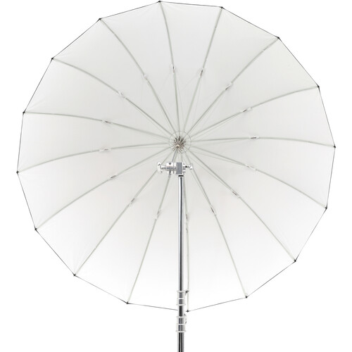 Sombrilla parabolica blanca de rebote Godox UB-165W, de 165cm.