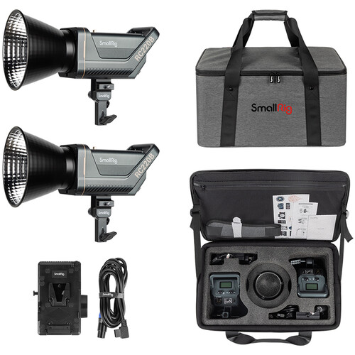 Kit de 2 luces continuas LED Bicolor SmallRig RC220B - De 220 Watts
