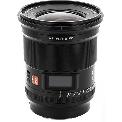 Lente Viltrox AF 16mm f/1.8 FE, Full Frame, para Sony E