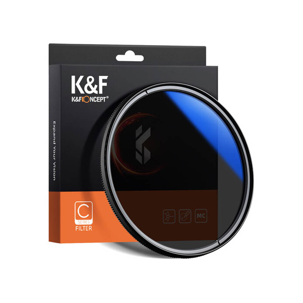 Filtro K&F Concept Circular Polarizado HMC CPL Blue Coat Slim 40.5mm