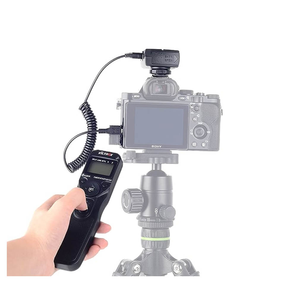Disparador remoto e intervalometro Viltrox JY-710 S2 para Sony, conector S2