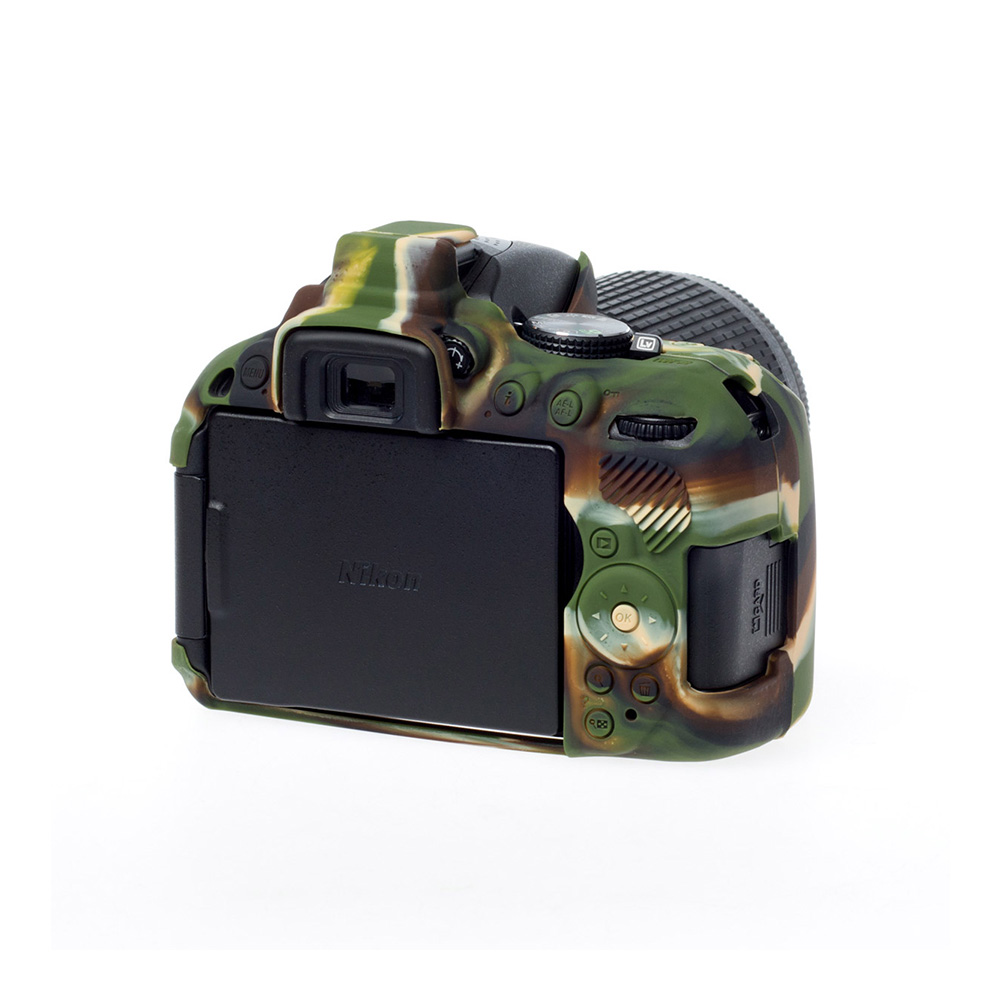 Carcasa de Silicon EasyCover para Nikon D5300 - Camuflaje - ECND5300C