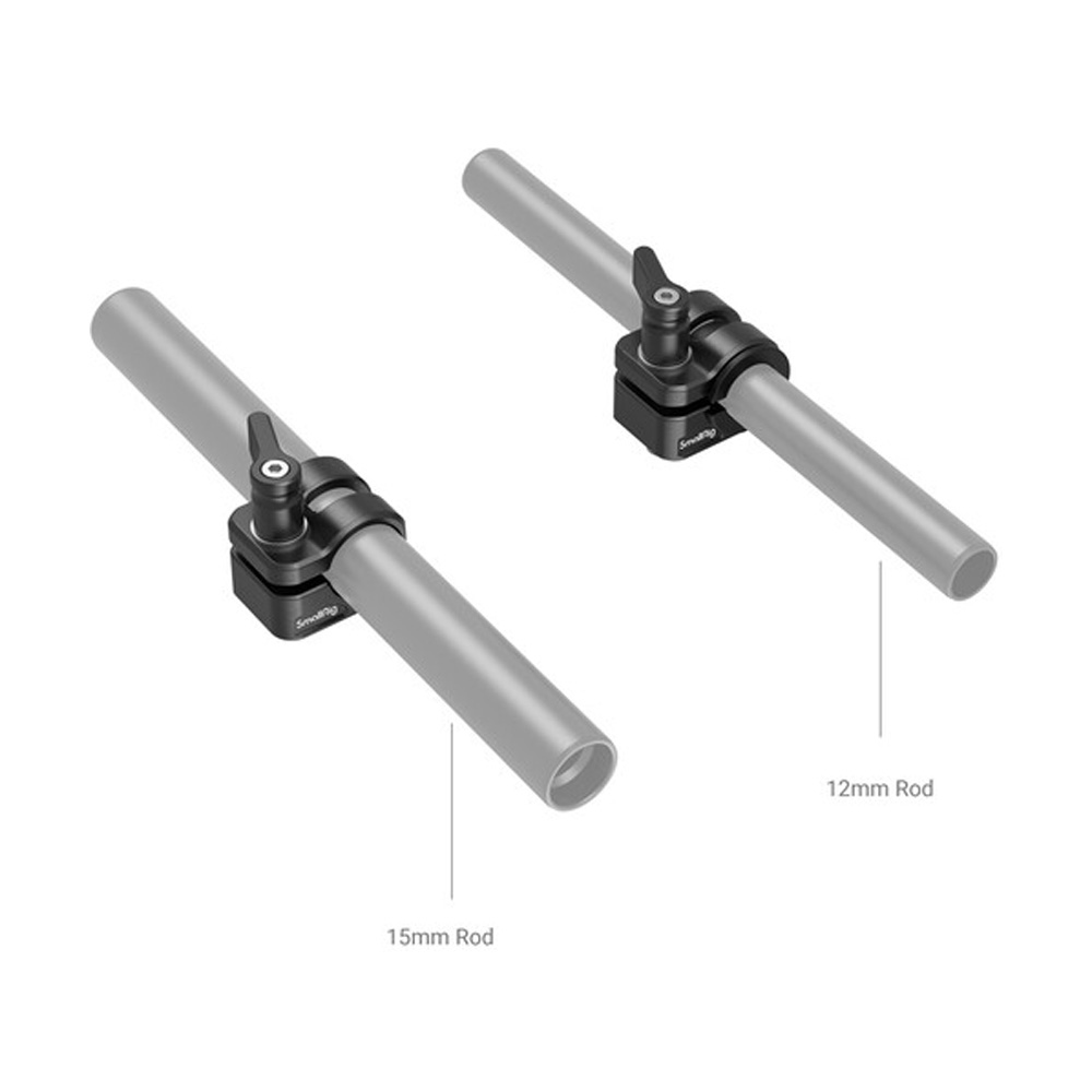 Abrazadera de varilla SmallRig 3598 de 12mm/15mm para jaula