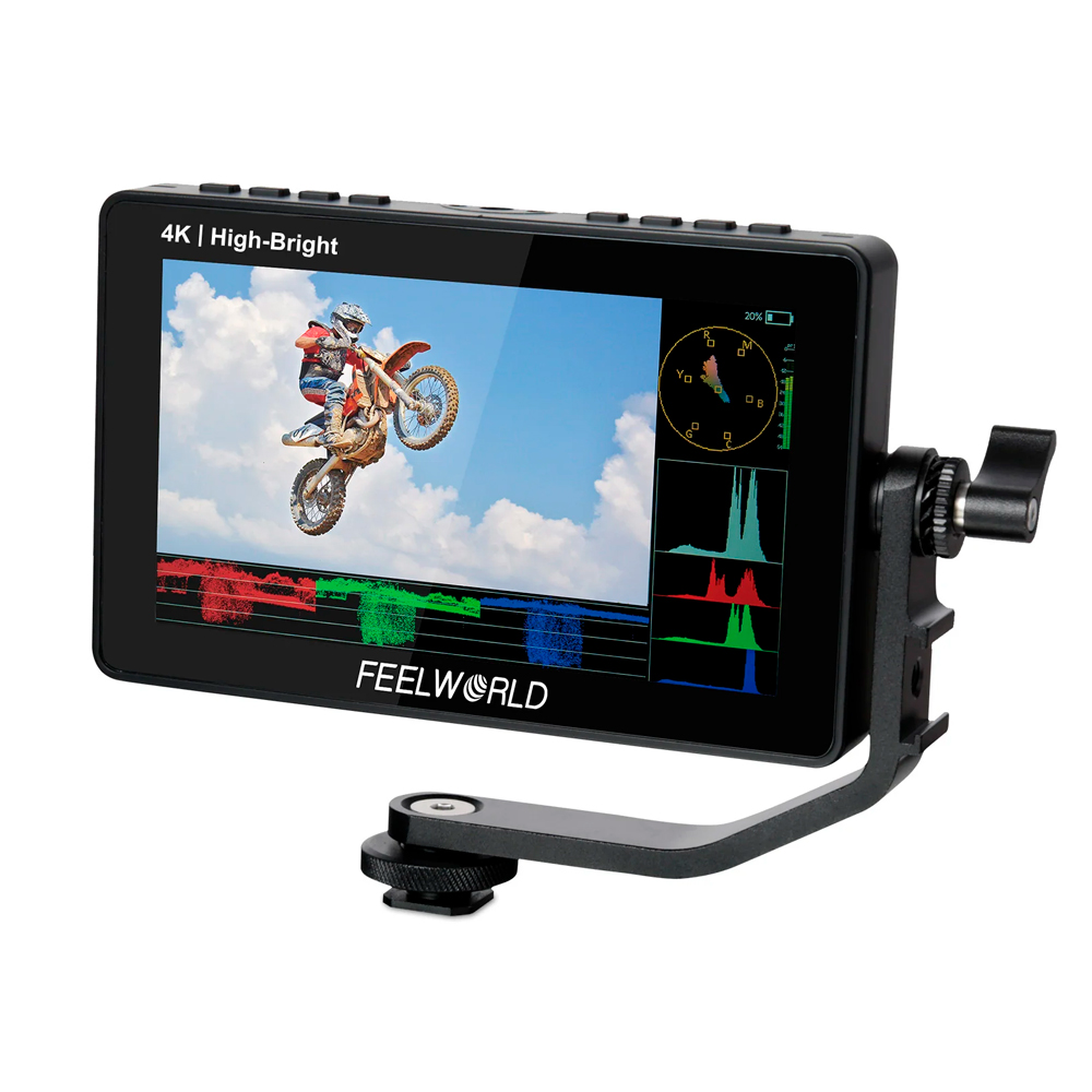 Monitor Feelworld F5 ProX V4 de 5.5" con 3D Lut Full HD 4K HDMI