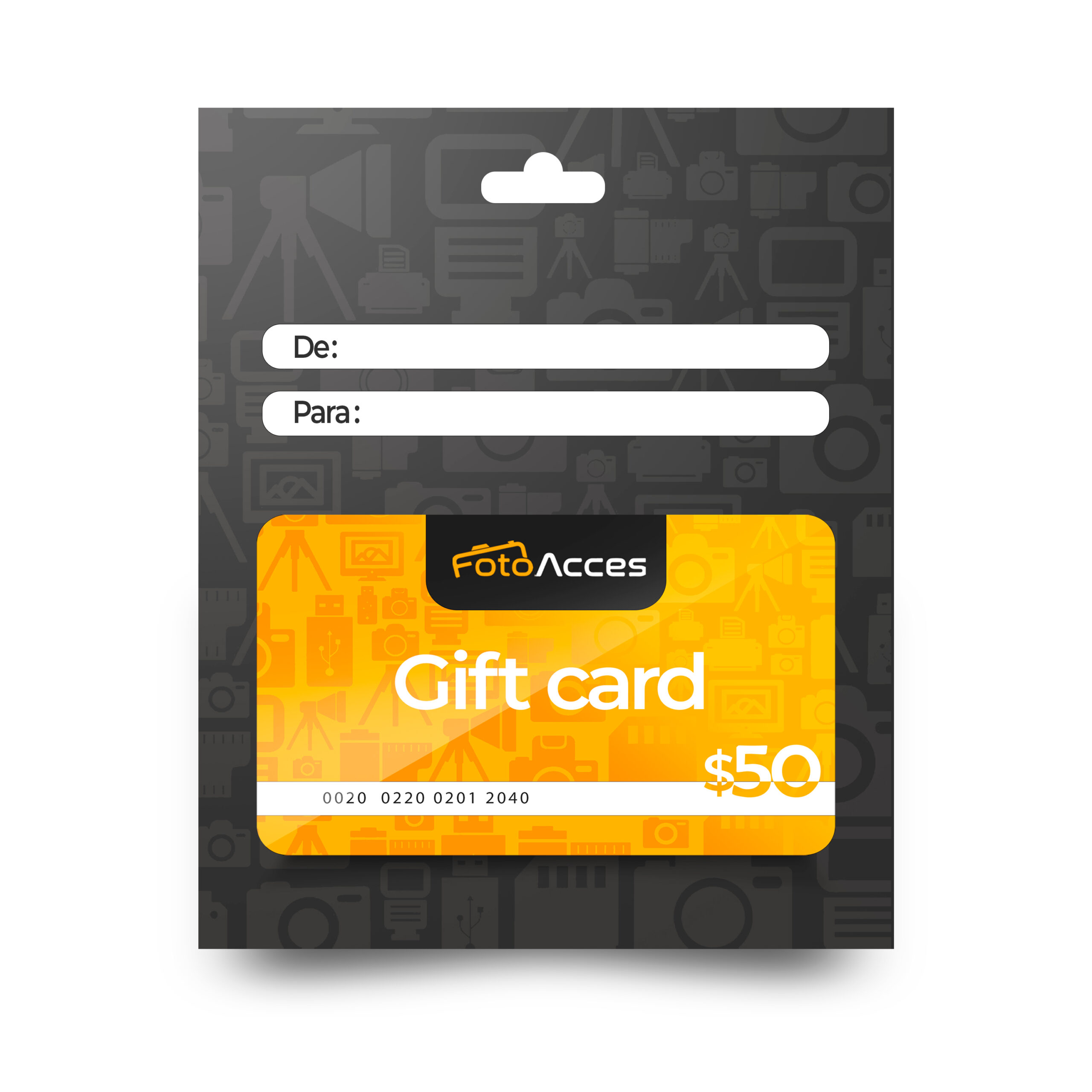 Tarjeta de Regalo de $50