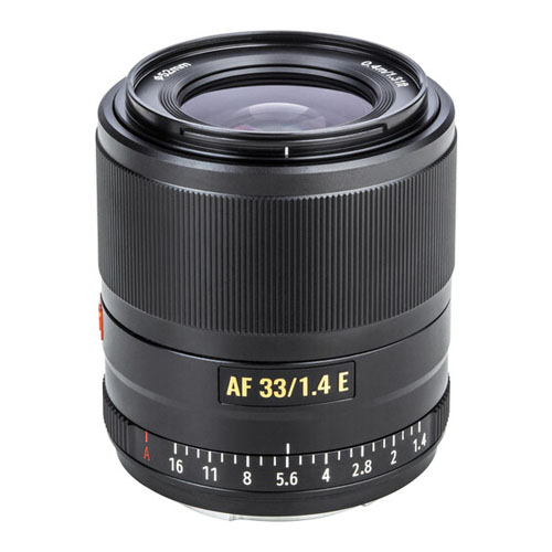 Lente Viltrox AF 33mm f/1.4 E. APS-C para Sony