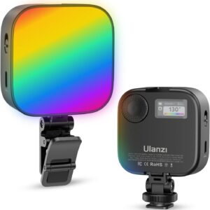 Led Ulanzi U60 RGB con clip, zapata e imán