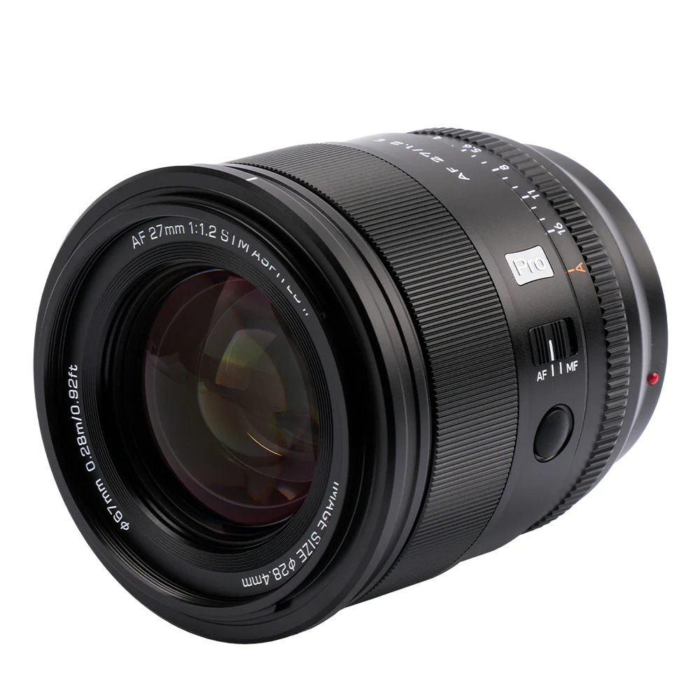 Lente Viltrox AF 27mm f/1.2 E para Sony