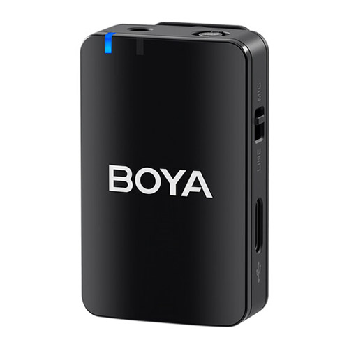 Micrófono inalámbrico BOYAMIC para cámaras y celulares + grabación