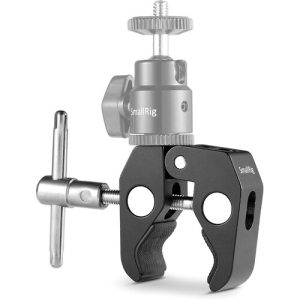 Mini Tenaza Super Clamp SmallRig 735 con roscas de 1/4" y 3/8”. Carga 1.5 kg