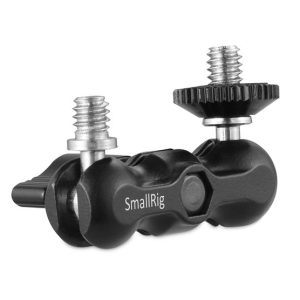 Brazo mágico SmallRig 2157 de 3” doble bola, acoples de 1/4"-20. Capacidad 1 kg.
