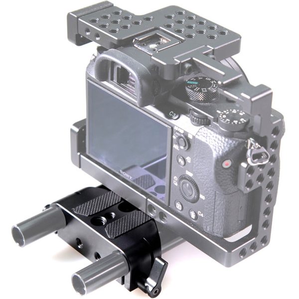 Placa base compacta SmallRig 1674 para rieles de 15mm - Imagen 2