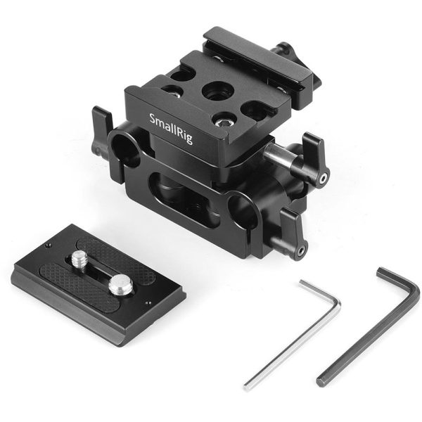 Placa base Quick Release SmallRig DBC2272B Arca-Swiss para rieles de 15mm - Imagen 4