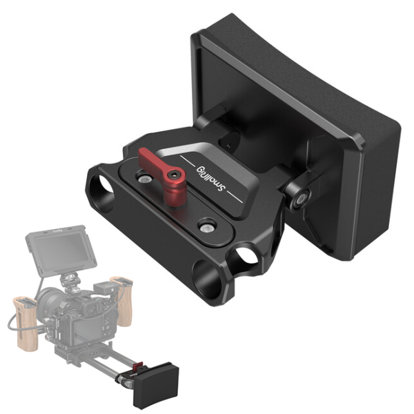 Soporte de pecho ligero SmallRig MD3183 para rigs, con acople de rieles de 15mm