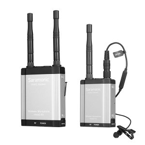 Sistema de micrófonos inalámbricos con apuntador de 2 vías Saramonic VLink2 Kit1